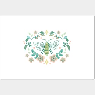 Bee Garden Posters and Art